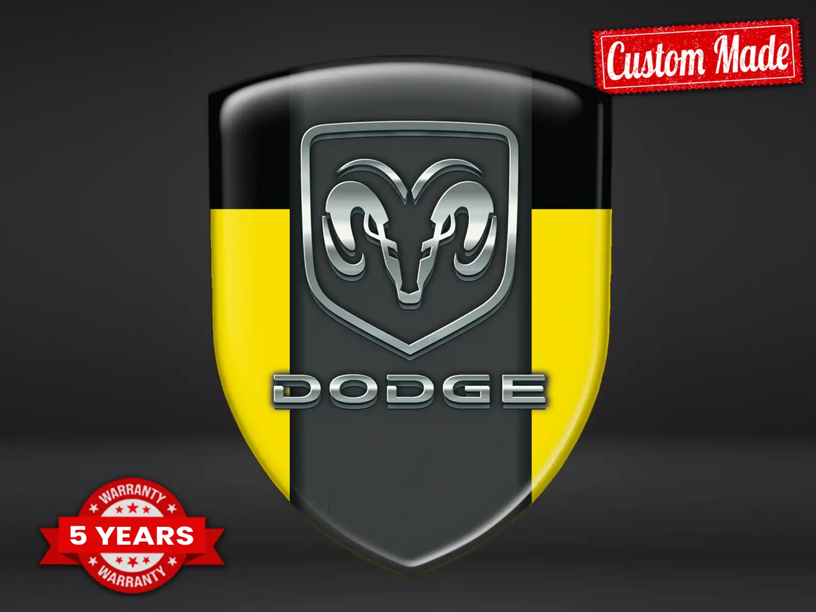 Dodge Große Autoaufkleber Max Pro Resilient Aktuell Version